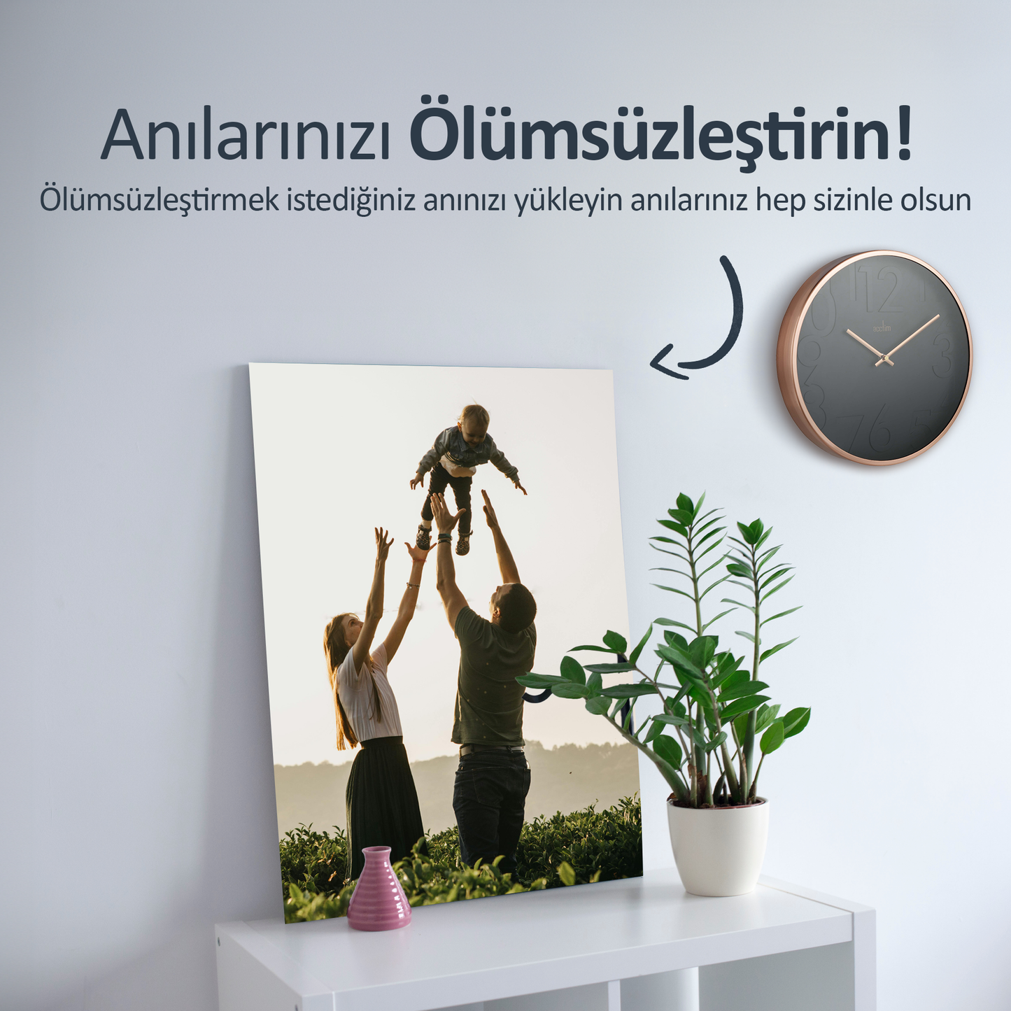 Kişiye Özel Fotoğraf Baskısı Metal Posteri